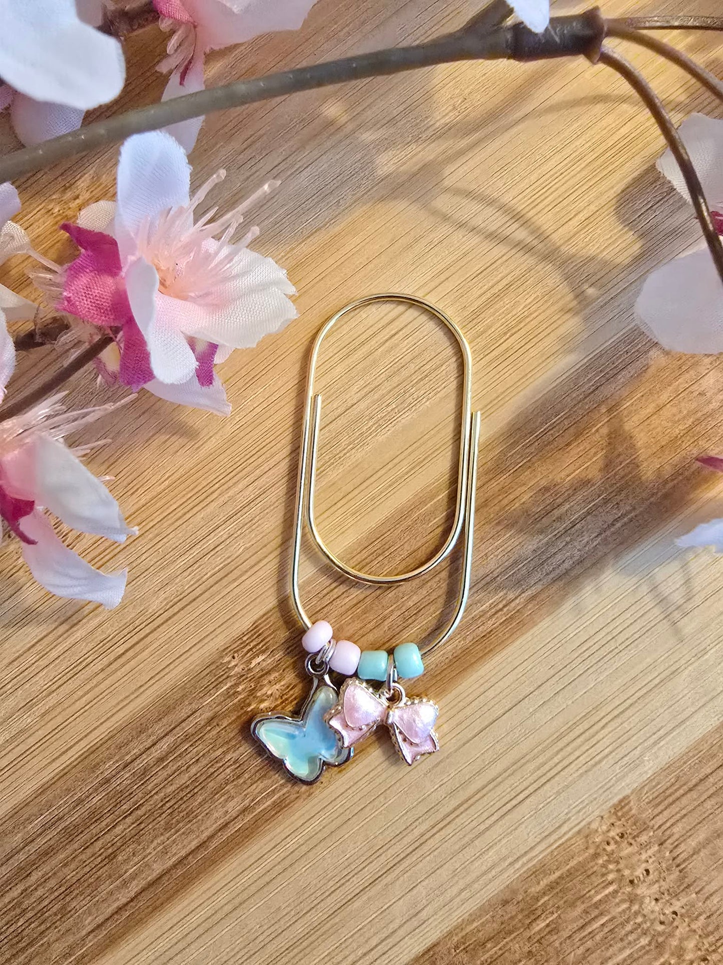 Trombonne pendentif "Papillon & noeud"