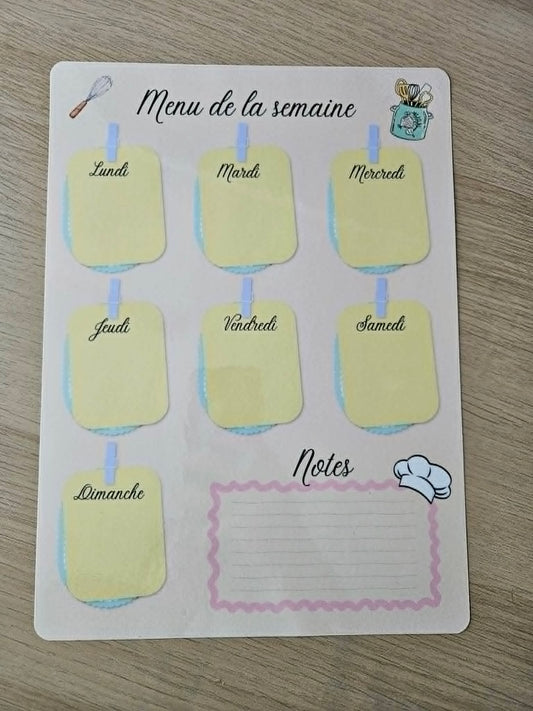 Menu A4 vertical + stylo