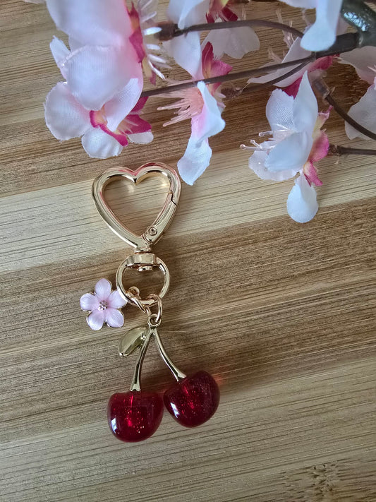 Porte clés cerise