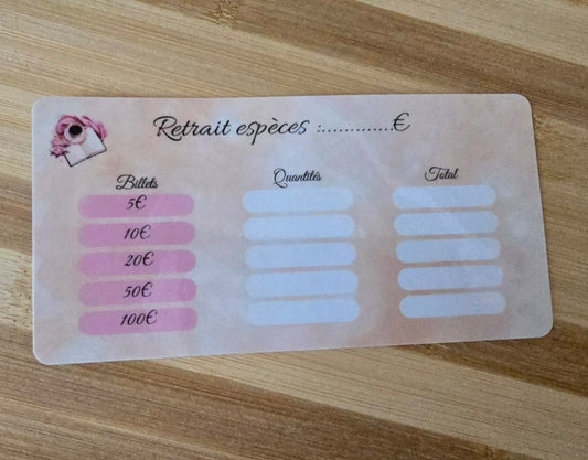 Fiche retrait espèces
