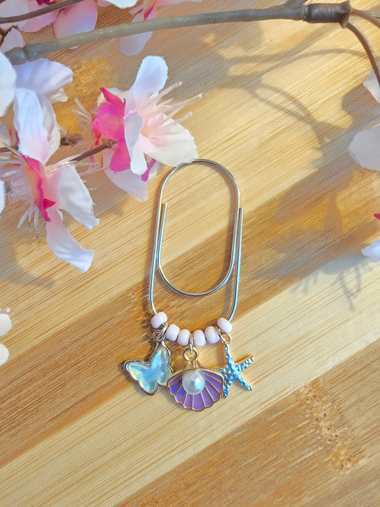 Trombone pendentif " Papillon & étoile"