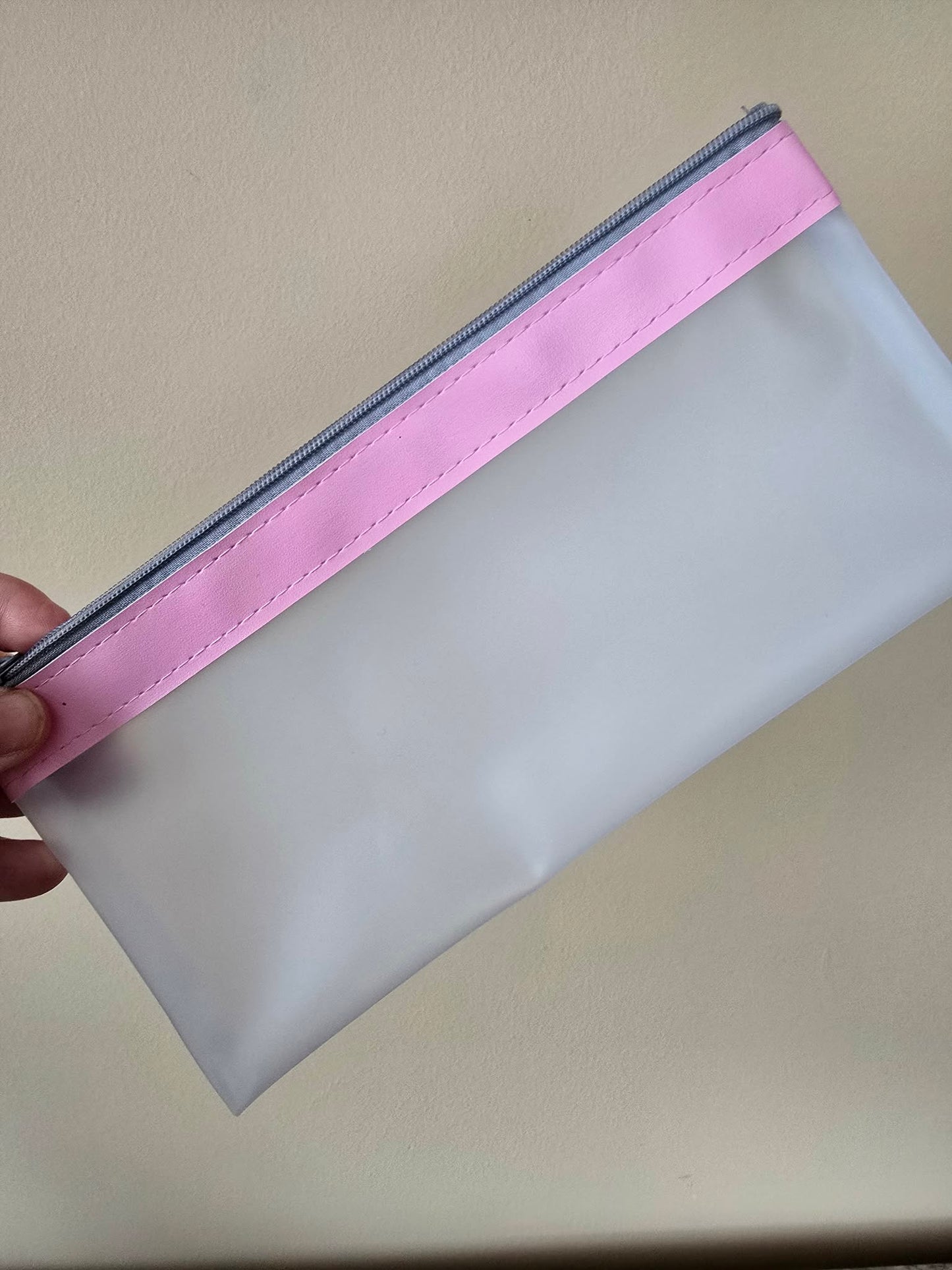Pochette transparente