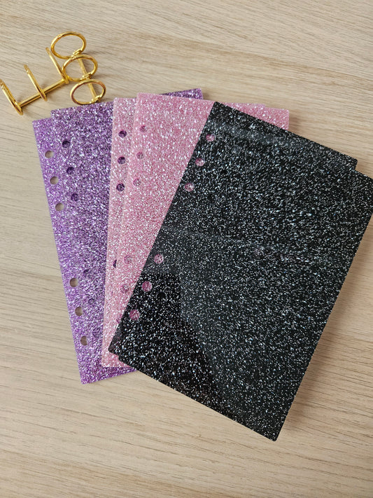 Classeur acrylique avec anneaux A6